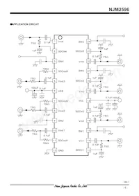 NJM2596M# Datasheet Pagina 5