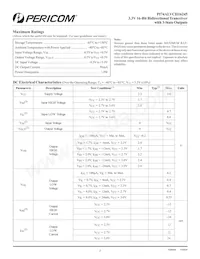 PI74ALVCH16245A Datasheet Page 3