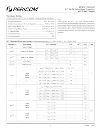 PI74ALVCH16245A Datasheet Pagina 3