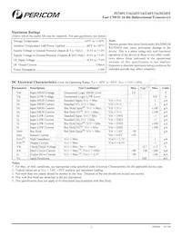 PI74FCT162245ATV Datasheet Page 3