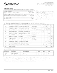 PI74FCT2827ATQ Datasheet Pagina 3
