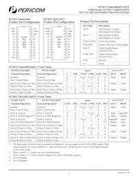 PI74FCT646ATQ Datasheet Page 2