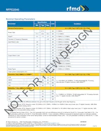 RFPD2540 Datasheet Page 2