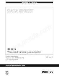 SA5219D Datasheet Cover