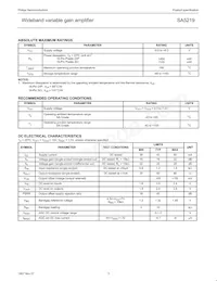 SA5219D Datasheet Page 3