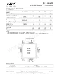 SI2166-B20-GM Datasheet Page 2