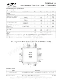 SI2168-A20-GMR Datasheet Page 2