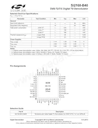 SI2168-B40-GM Datasheet Pagina 2