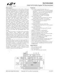 SI2169-B40-GM Datenblatt Cover