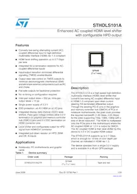 STHDLS101AQTR Datenblatt Cover