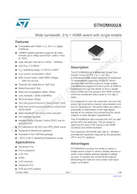 STHDMI002ABTR Datasheet Cover