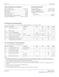 SY84403BLMG-TR Datasheet Page 4