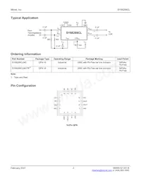 SY88289CLMG-TR Datasheet Page 2