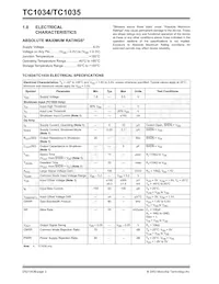 TC1035ECHTR Datasheet Page 2