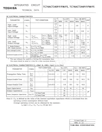 TC74ACT244PF Datasheet Page 3