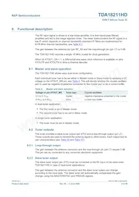 TDA18211HD/C2 Datasheet Page 6
