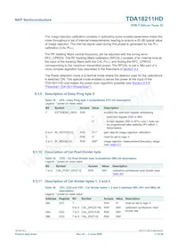 TDA18211HD/C2 Datasheet Pagina 17