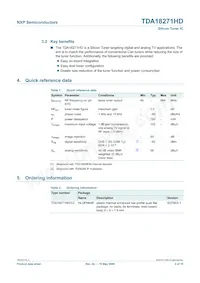 TDA18271HD/C2 Datasheet Page 2