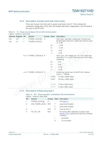TDA18271HD/C2 Datasheet Page 15