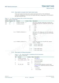 TDA18271HD/C2 Datasheet Pagina 15