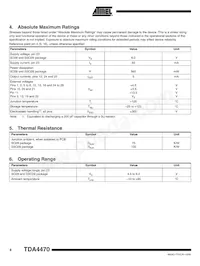 TDA4470-MFSY數據表 頁面 8