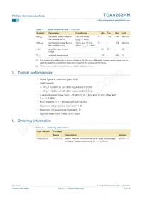 TDA8262HN/C1 Datasheet Page 3