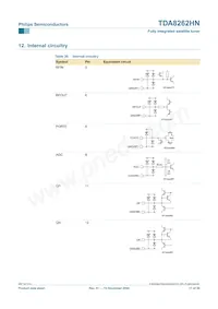 TDA8262HN/C1 Datasheet Page 17