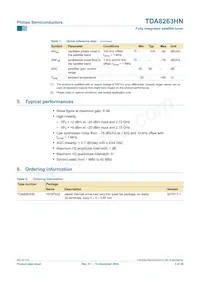 TDA8263HN/C1 Datasheet Page 3