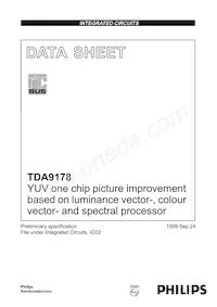 TDA9178/N1 Datenblatt Cover