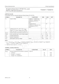 TDA9818T/V1 Datasheet Page 9