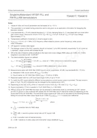 TDA9818T/V1 Datasheet Page 18