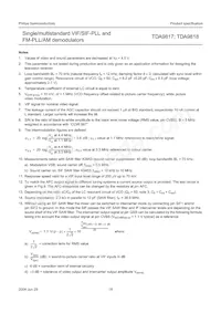 TDA9818T/V1 데이터 시트 페이지 18