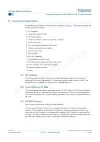 TDA9881TS/V5 Datasheet Page 7