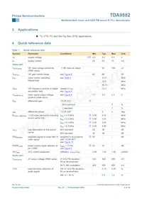 TDA9882TS/V1數據表 頁面 2