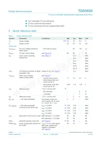TDA9884TS/V1/S1數據表 頁面 2