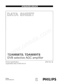 TDA9889TS/V1 Datenblatt Cover