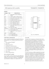 TDA9889TS/V1 Datasheet Page 5