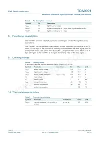 TDA9901TS/C3數據表 頁面 5