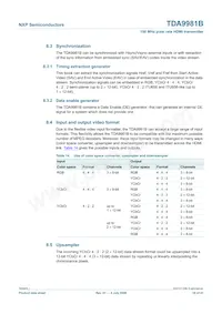 TDA9981BHL/8/C1;55數據表 頁面 18