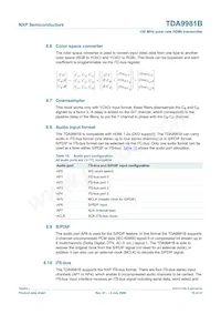 TDA9981BHL/8/C1;55 Datenblatt Seite 19