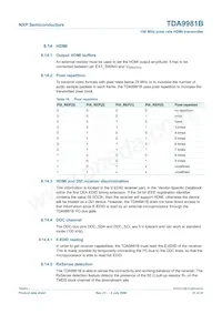 TDA9981BHL/8/C1;55 Datasheet Pagina 21