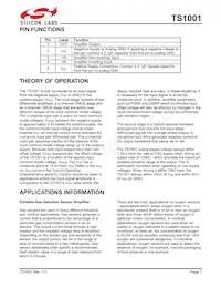 TS1001IJ5T Datasheet Page 7