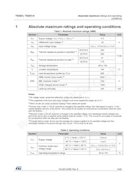 TS3021AILT Datasheet Pagina 3