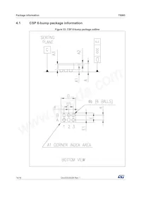 TS985IJT Datasheet Page 14