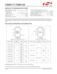 TSM9120EXK+T Datasheet Pagina 2