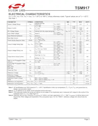 TSM917EUK+T數據表 頁面 3