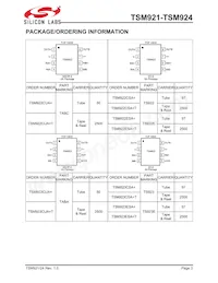 TSM923ESA+ Datasheet Page 3