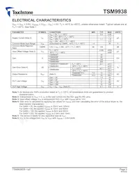 TSM9938WEUK+T Datasheet Page 3