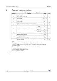 TSX3702IST Datasheet Page 4