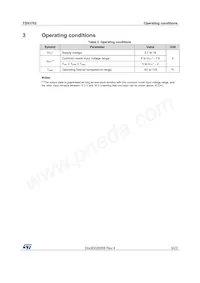 TSX3702IST Datasheet Pagina 5